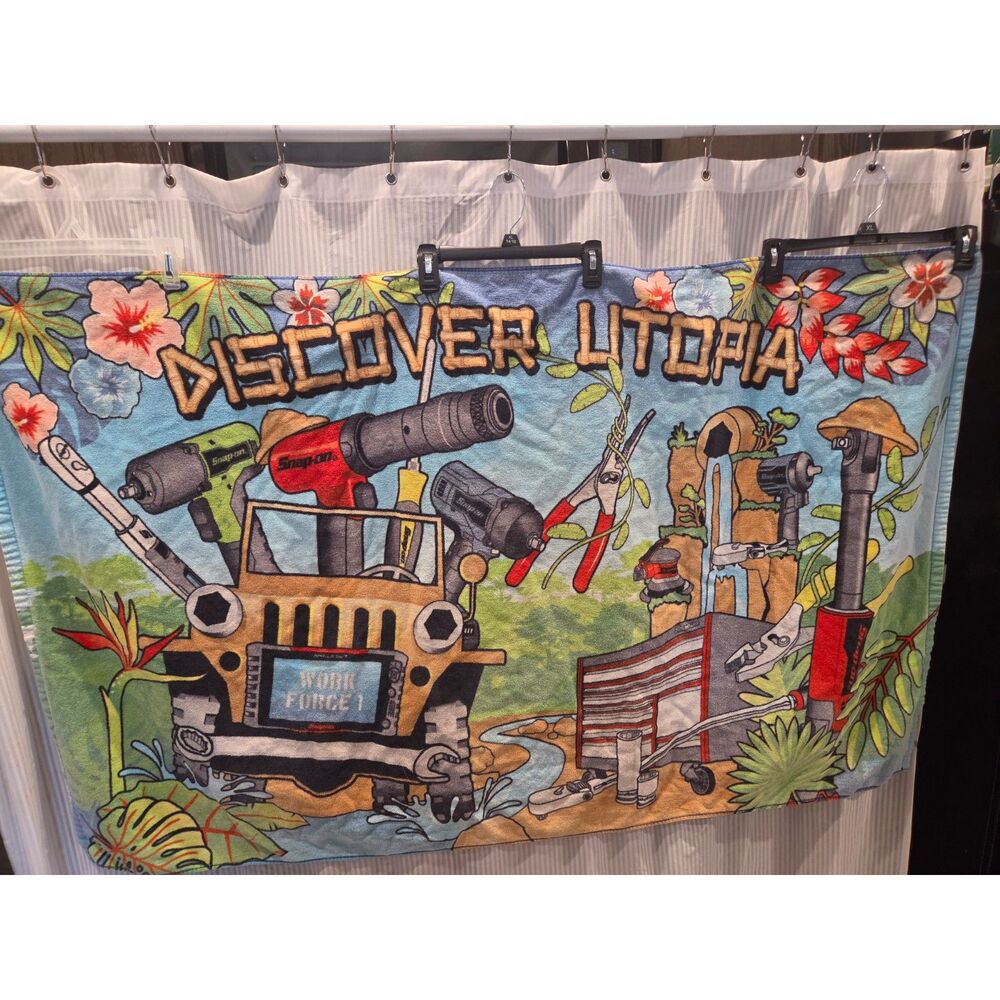 Snap-On Tools 2023 Discover Utopia Beach Towel Limited Edition 60X35